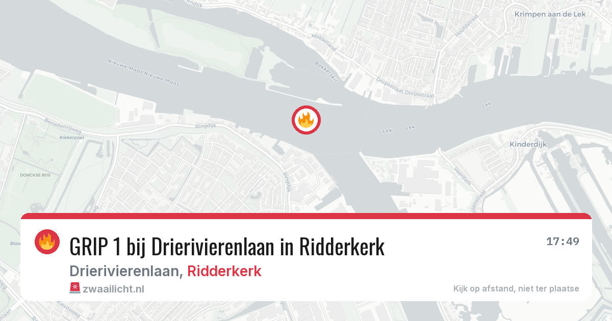 GRIP 1 bij Drierivierenlaan in Ridderkerk — 26 mei 2026