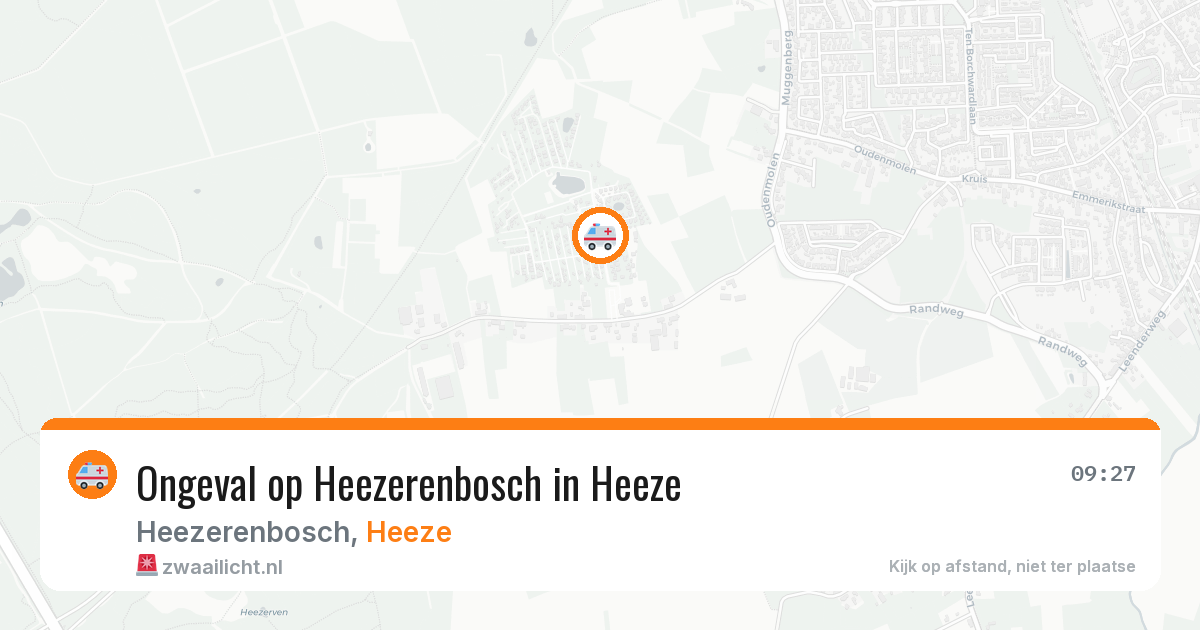 Ongeval op Heezerenbosch in Heeze — 7 mrt 2026