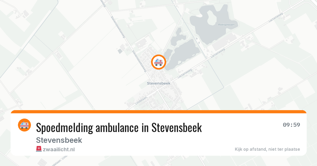Spoedmelding ambulance in Stevensbeek — 30 jan 2026