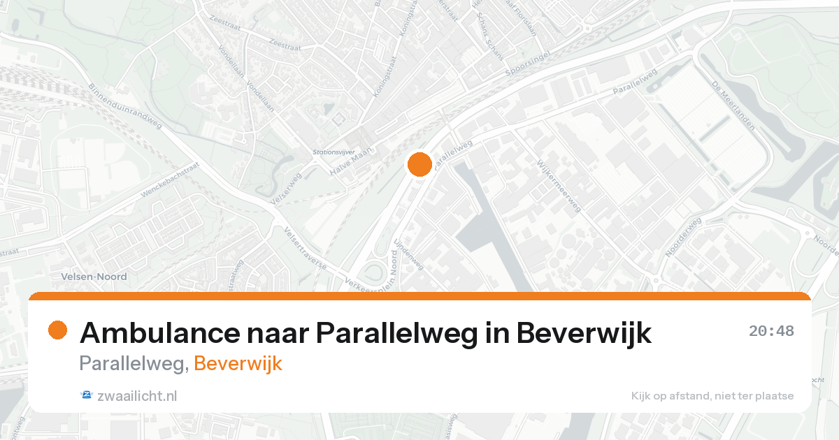 Ambulance naar Parallelweg in Beverwijk — 22 mei 2026