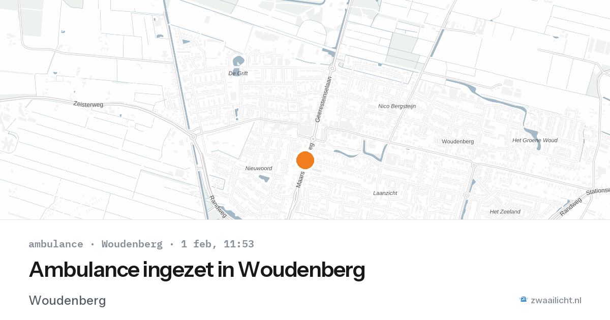 Ambulance ingezet in Woudenberg — 1 feb 2026