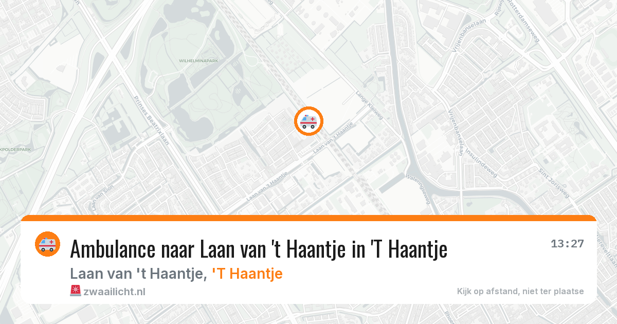 Ambulance naar Laan van 't Haantje in 'T Haantje — 4 feb 2026