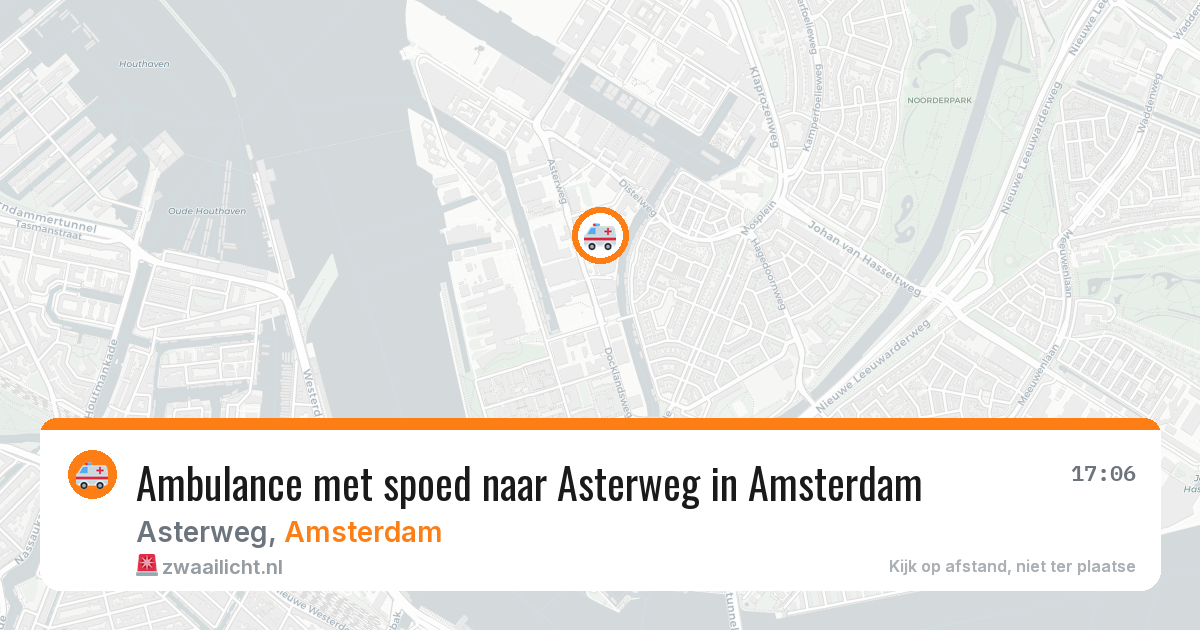Ambulance met spoed naar Asterweg in Amsterdam — 12 jun 2026