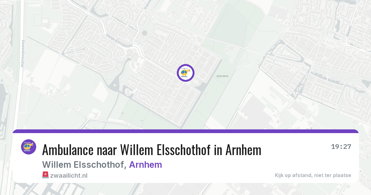 Ambulance naar Willem Elsschothof in Arnhem — 8 jun 2026