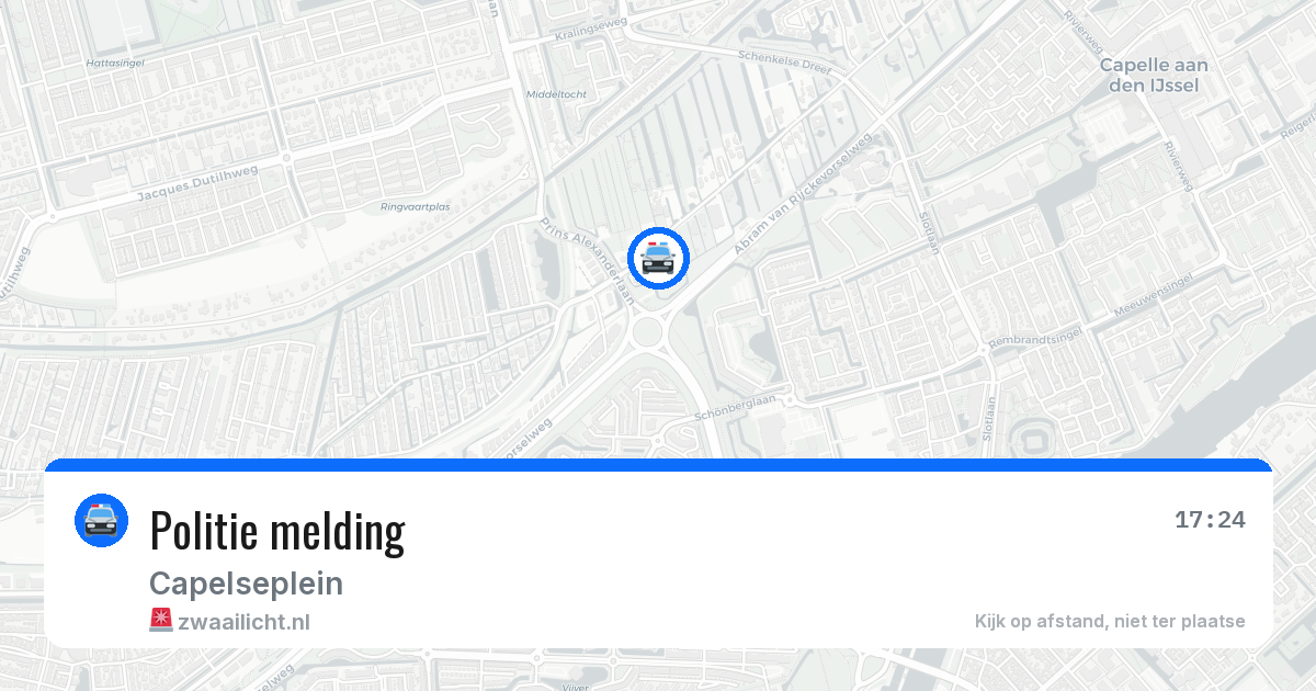 Politie melding — 31 mei 2026