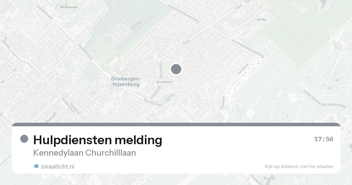 Hulpdiensten melding — 30 jan 2026