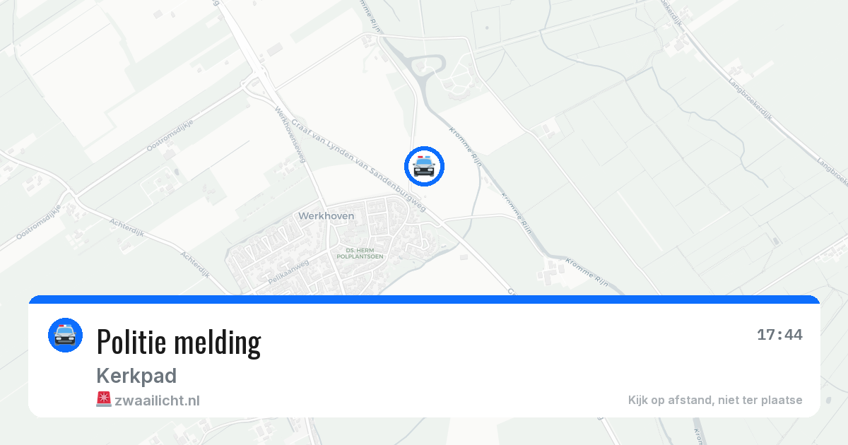 Politie melding — 9 jun 2026