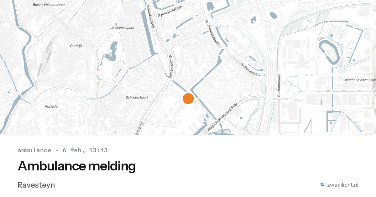 Ambulance melding — 6 feb 2026