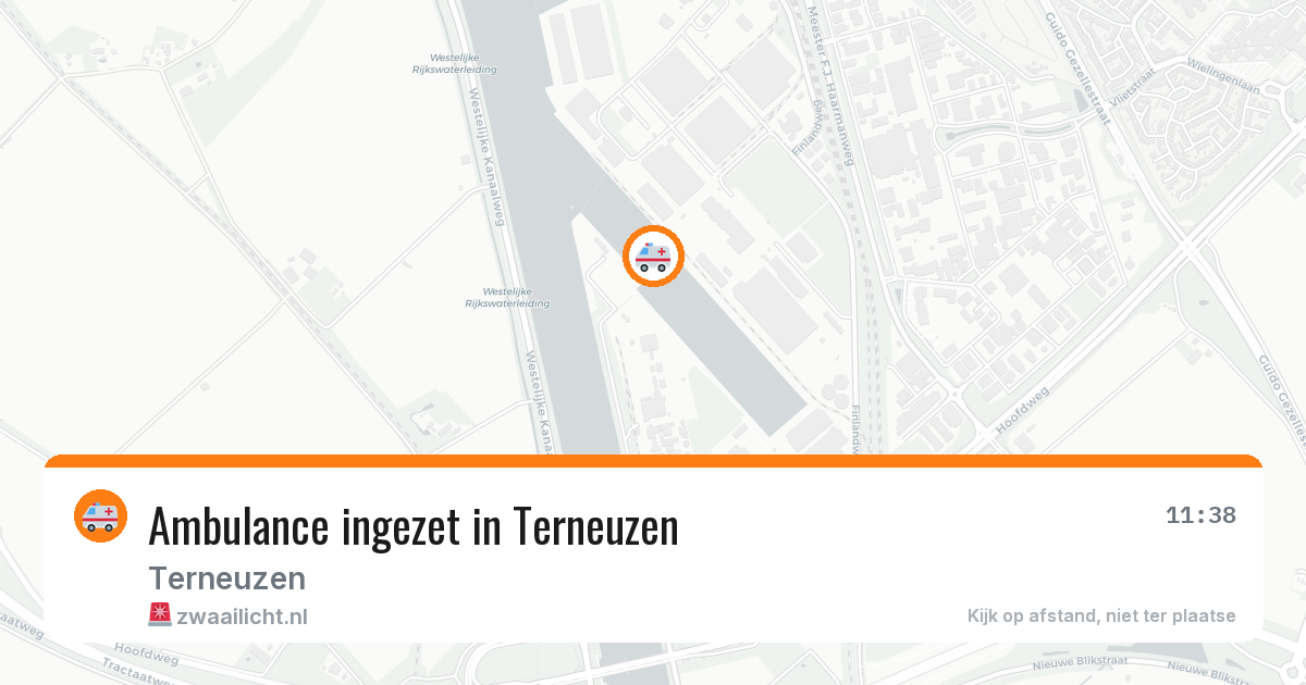 Ambulance ingezet in Terneuzen — 11 aug 2026