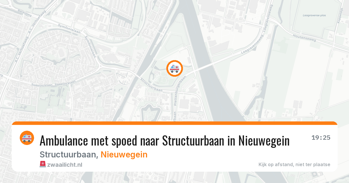 Ambulance met spoed naar Structuurbaan in Nieuwegein — 27 apr 2026