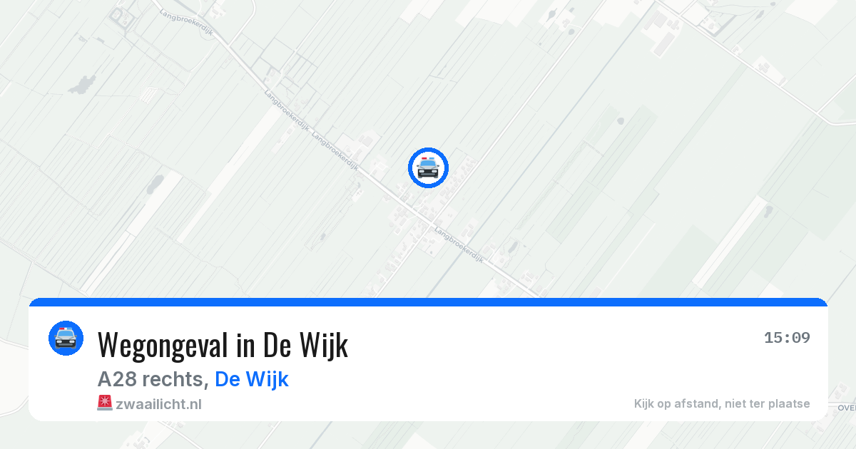 Wegongeval in De Wijk — 28 mrt 2026
