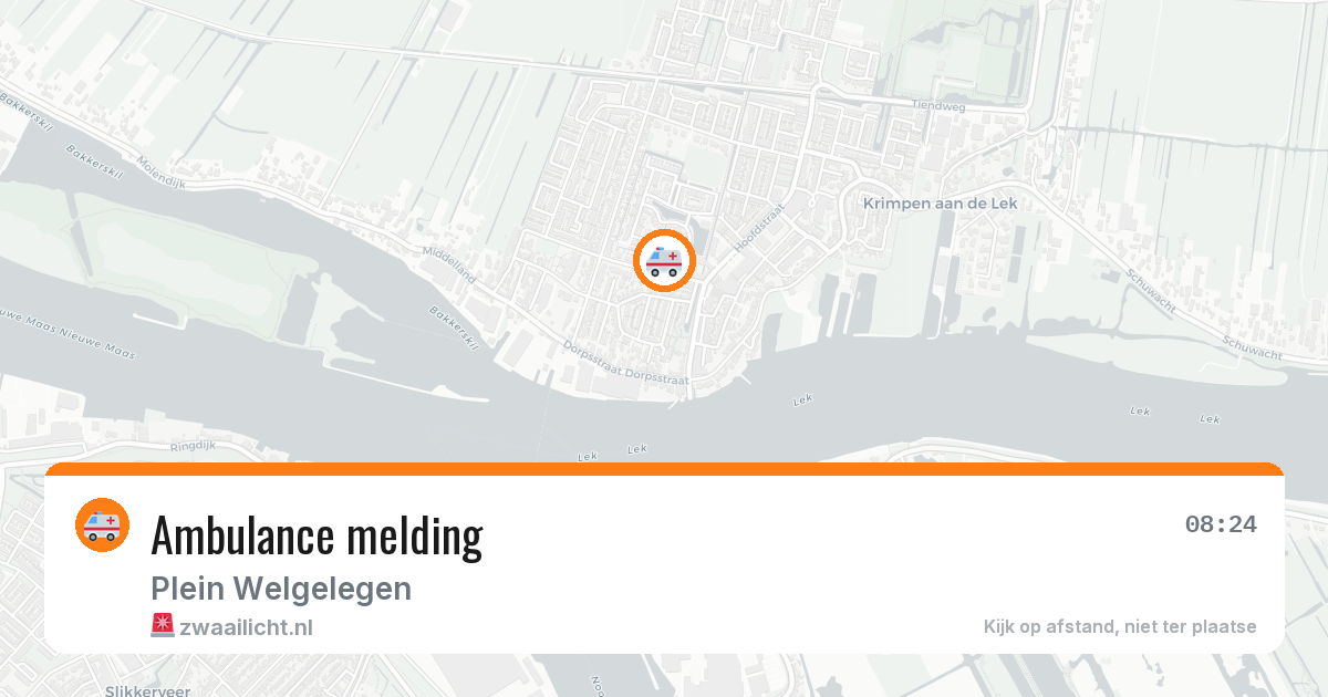 Ambulance melding — 2 jul 2026