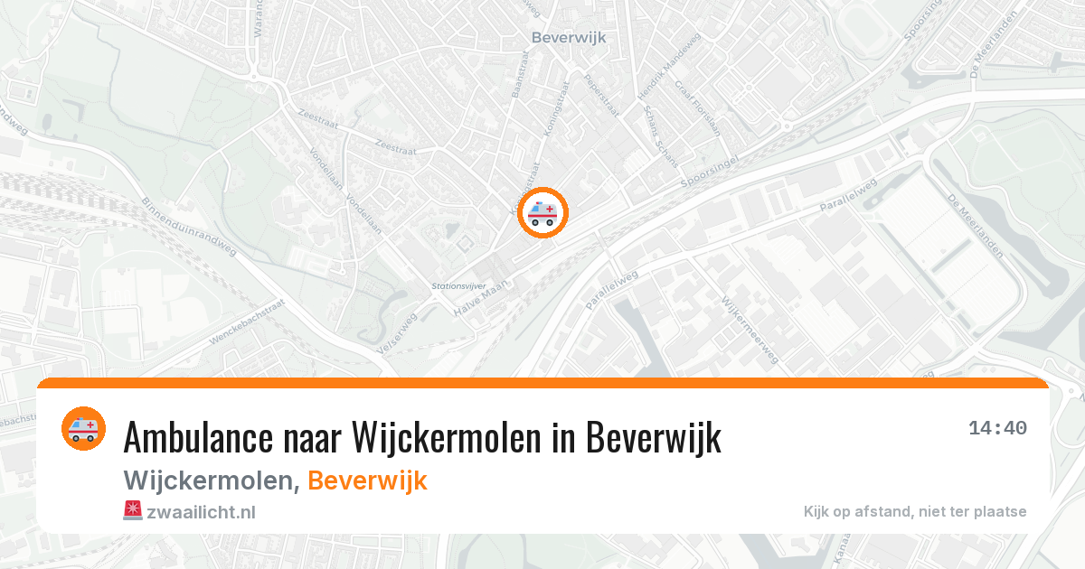 Ambulance naar Wijckermolen in Beverwijk — 1 jul 2026