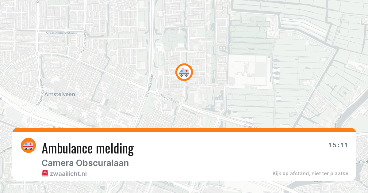 Ambulance melding — 4 jul 2026