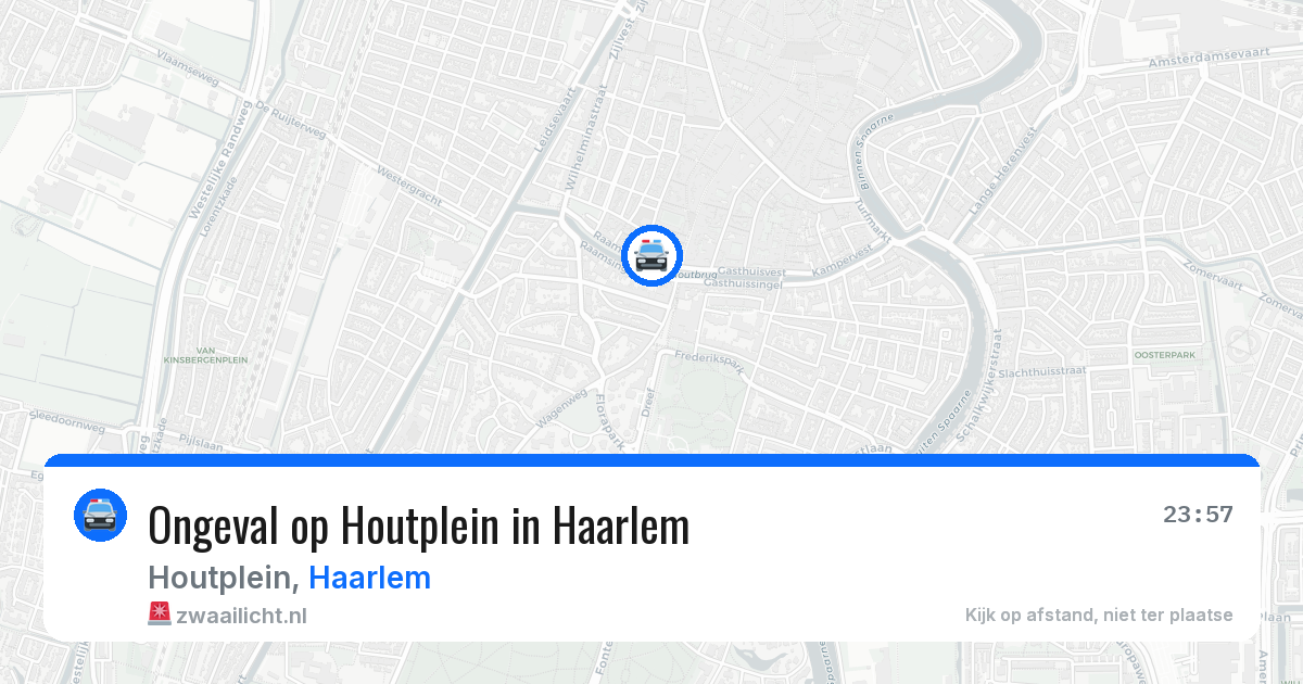 Ongeval op Houtplein in Haarlem — 10 jul 2026