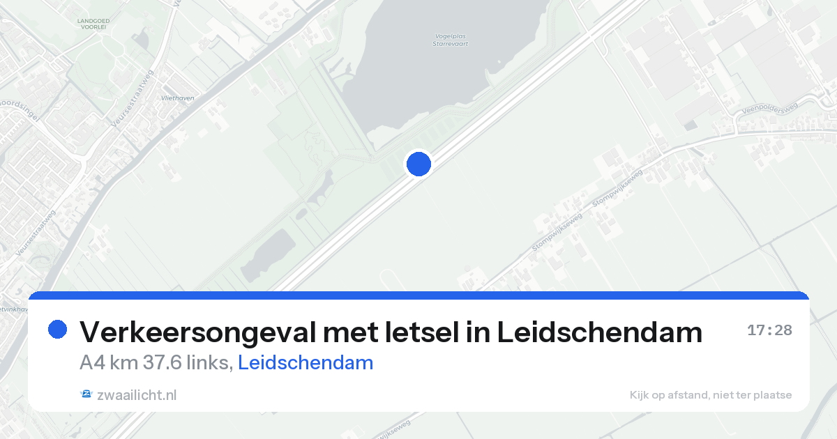 Verkeersongeval met letsel in Leidschendam — 23 mrt 2026