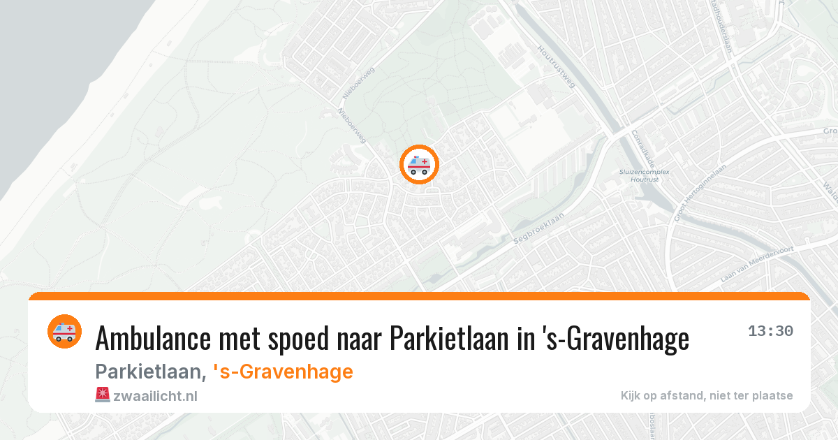 Ambulance met spoed naar Parkietlaan in 's-Gravenhage — 7 apr 2026