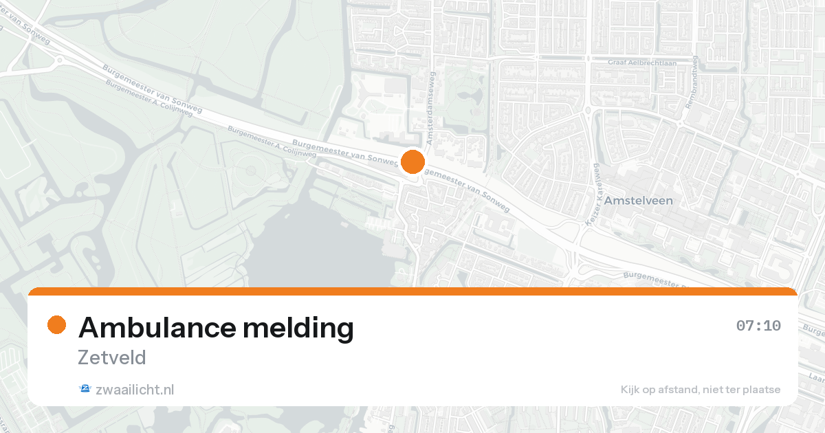 Ambulance melding — 12 mei 2026