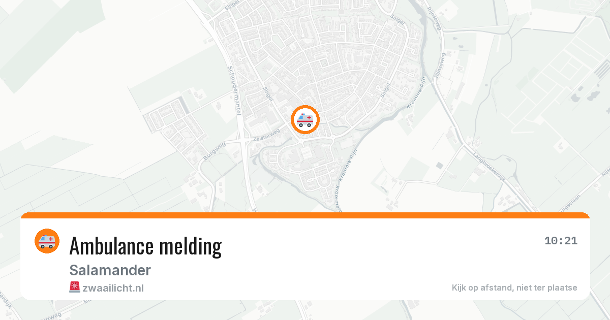 Ambulance melding — 23 feb 2026