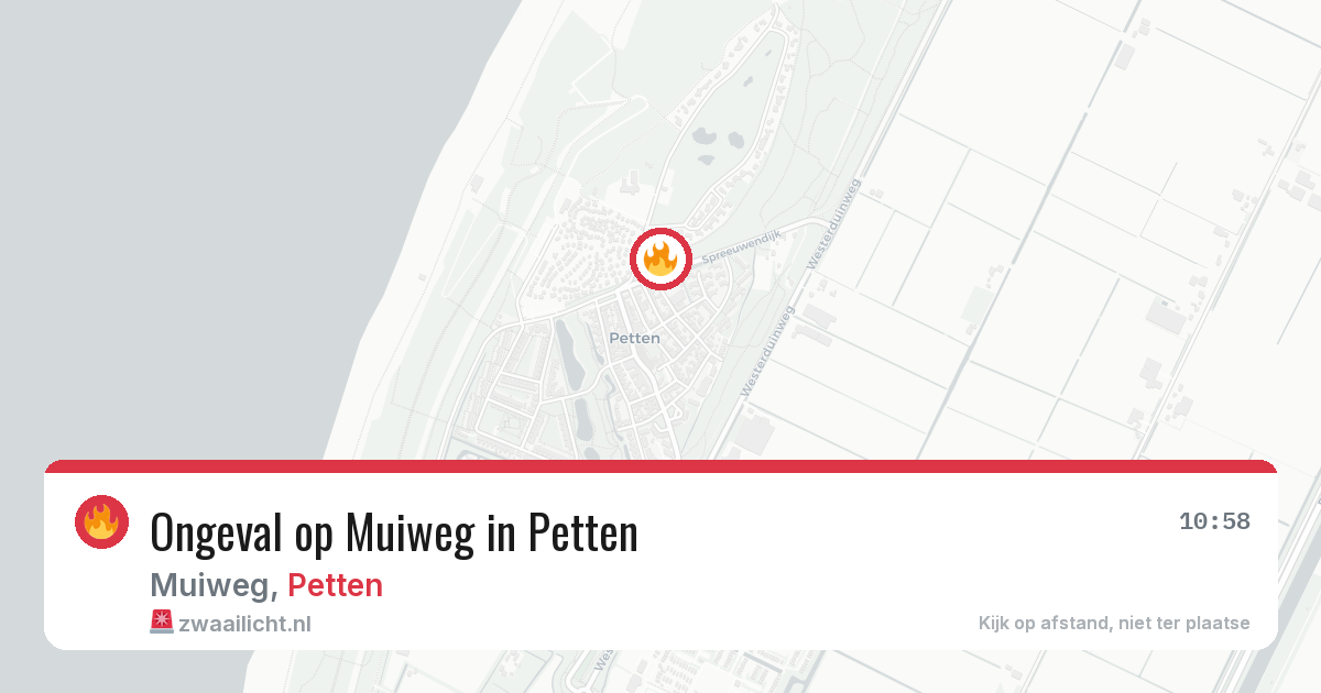 Ongeval op Muiweg in Petten — 26 feb 2026