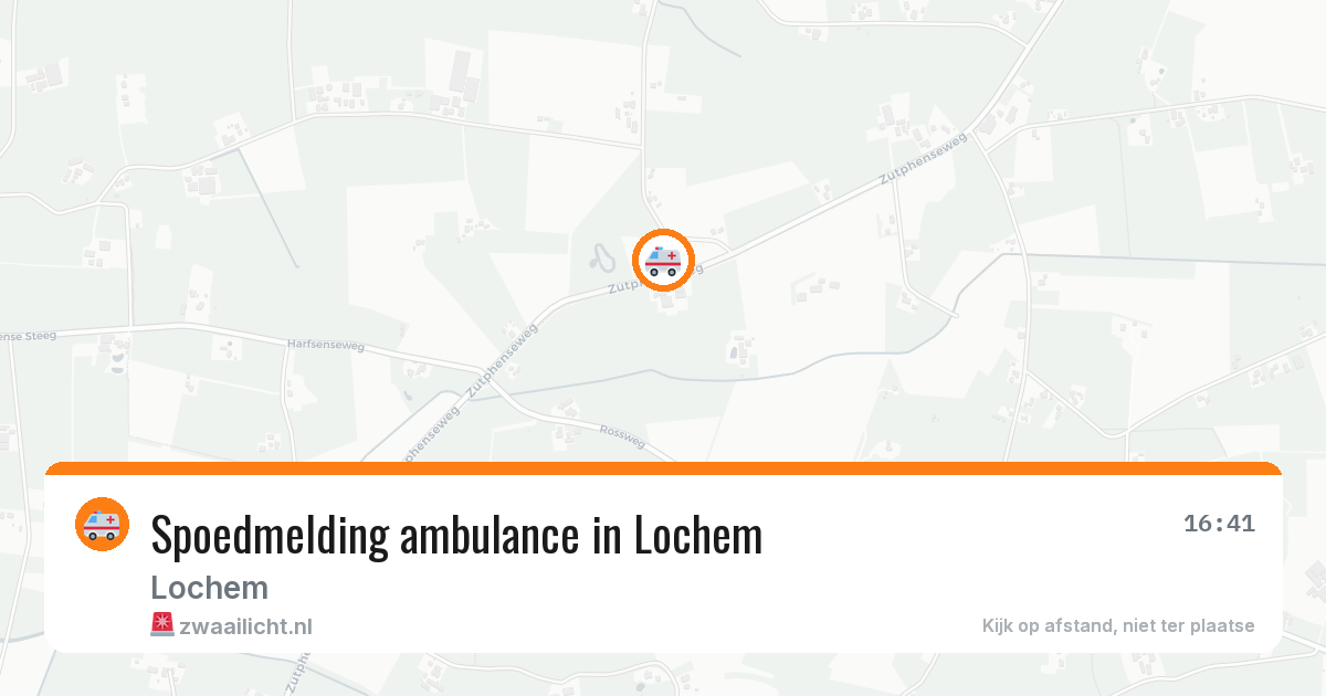 Spoedmelding ambulance in Lochem — 12 aug 2026