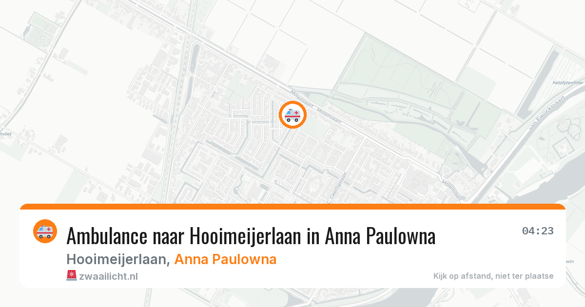Ambulance naar Hooimeijerlaan in Anna Paulowna — 12 jun 2026