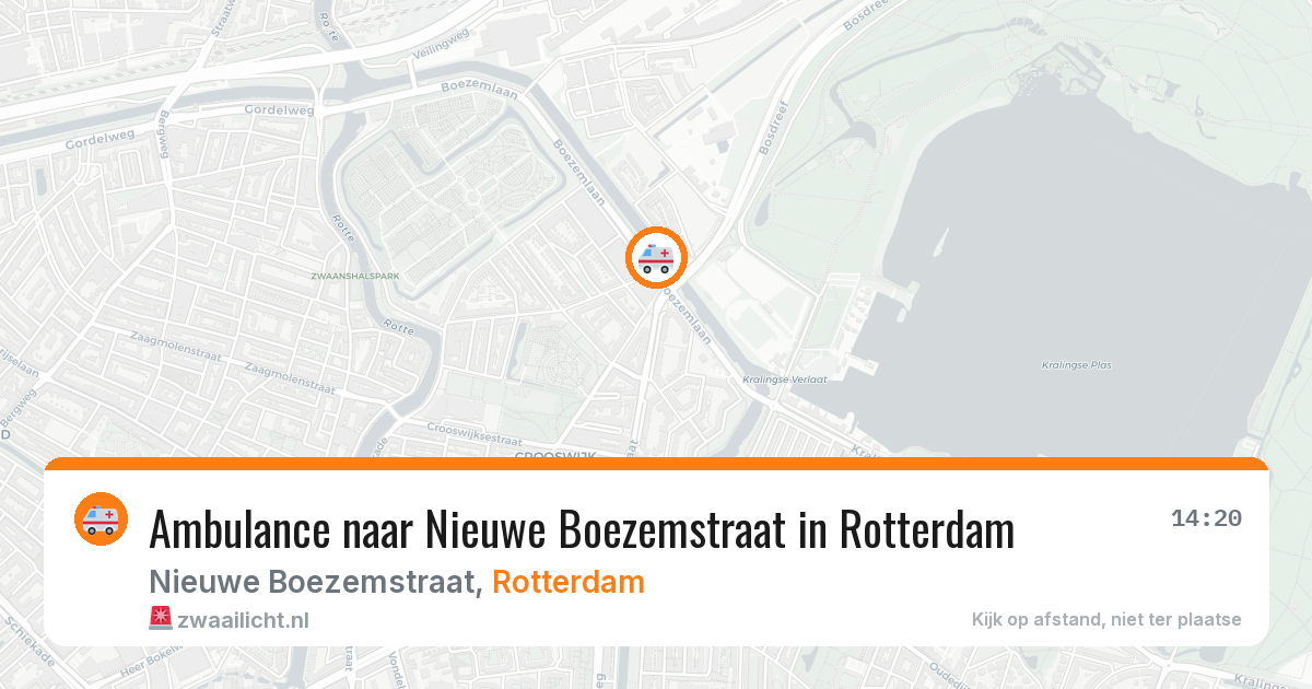Ambulance naar Nieuwe Boezemstraat in Rotterdam — 12 apr 2026
