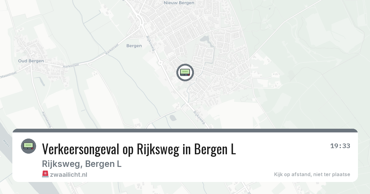 Verkeersongeval op Rijksweg in Bergen L — 15 feb 2026