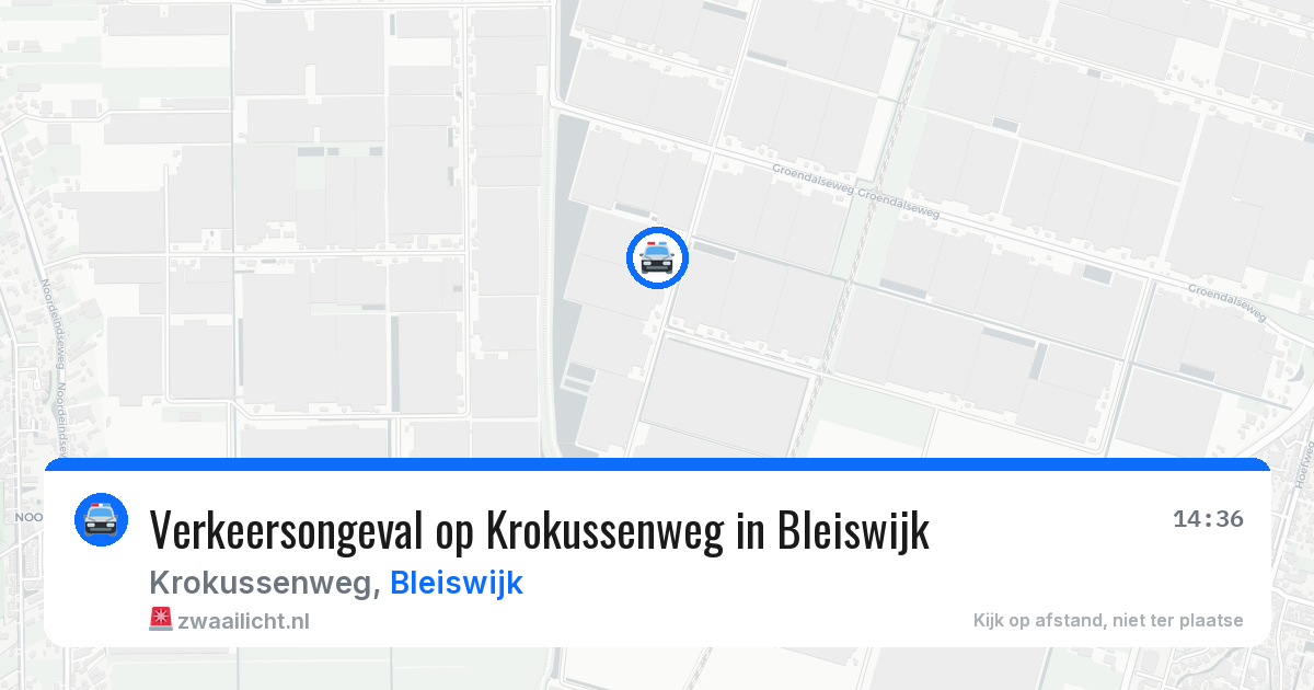 Verkeersongeval op Krokussenweg in Bleiswijk — 4 jul 2026