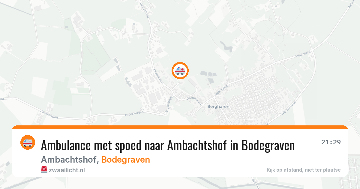 Ambulance met spoed naar Ambachtshof in Bodegraven — 27 jan 2026