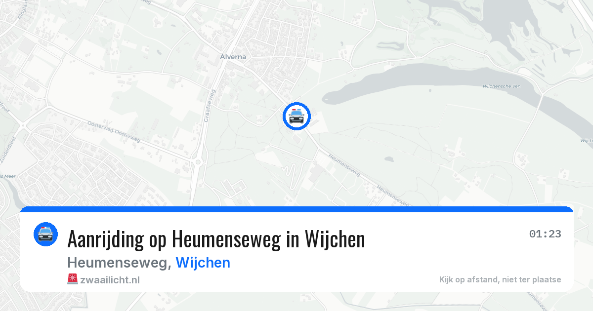 Aanrijding op Heumenseweg in Wijchen — 5 aug 2026