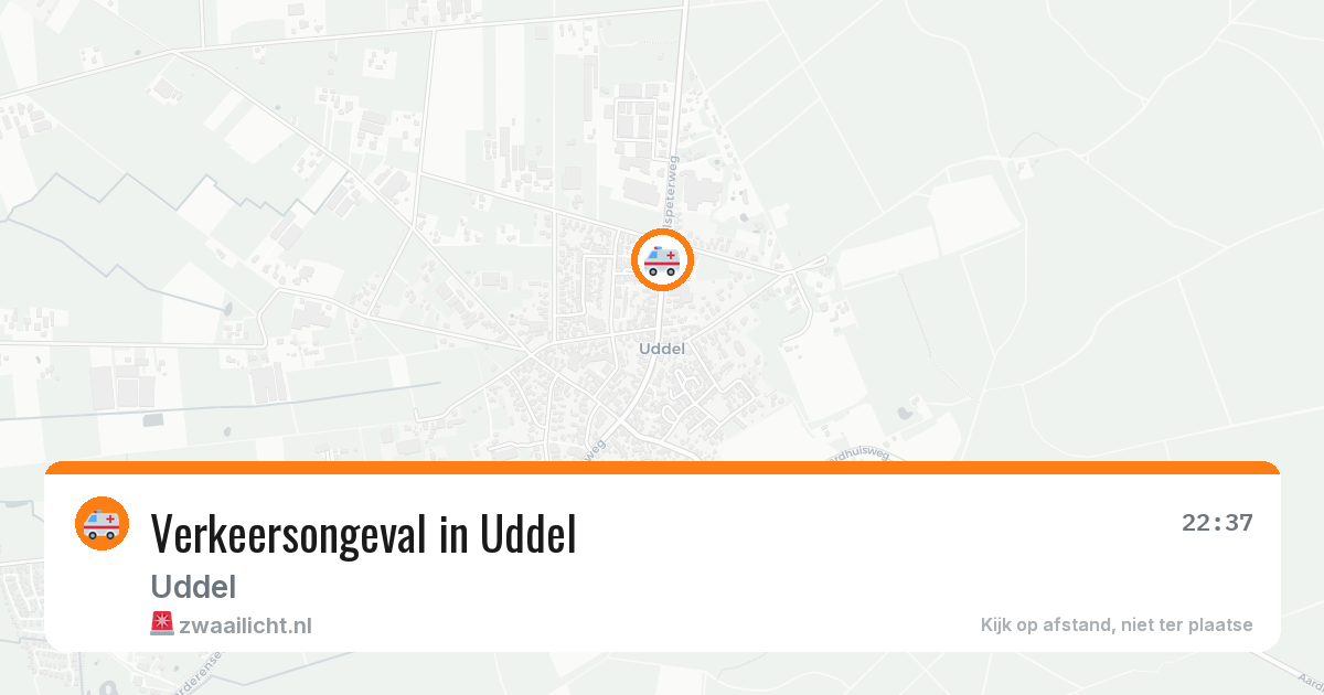 Verkeersongeval in Uddel — 25 mrt 2026