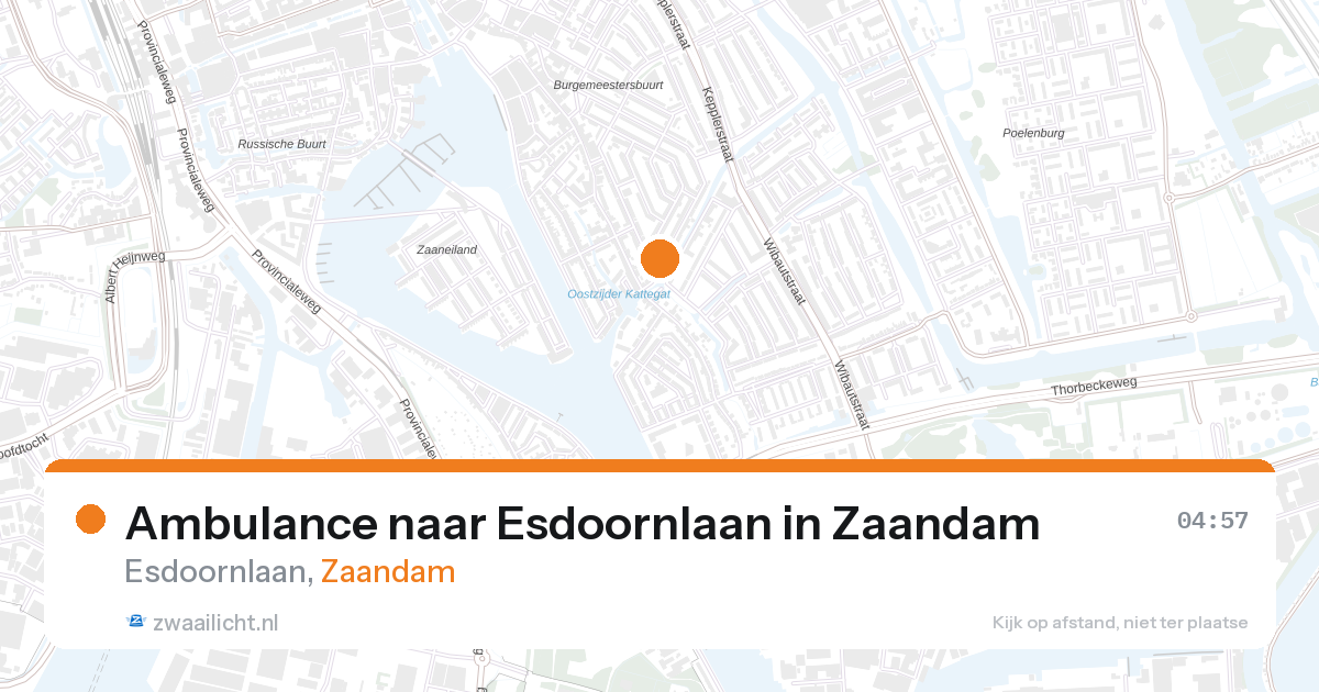Ambulance naar Esdoornlaan in Zaandam — 9 jun 2026