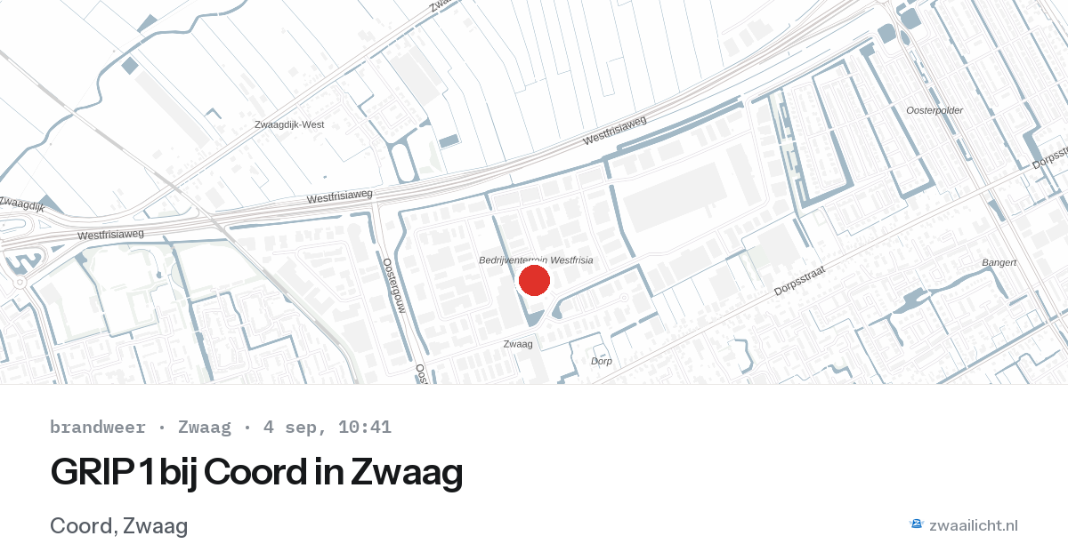 GRIP 1 bij Coord in Zwaag — 4 sep 2026