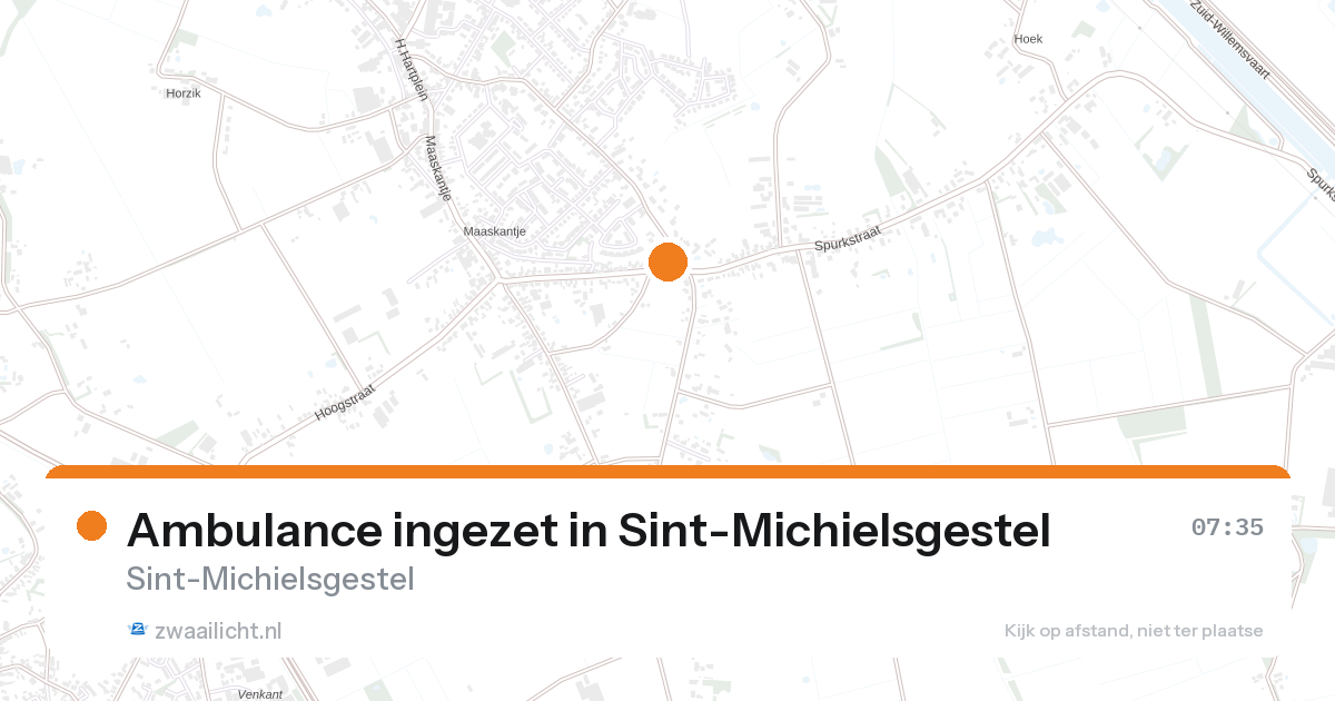 Ambulance ingezet in Sint-Michielsgestel — 25 aug 2026