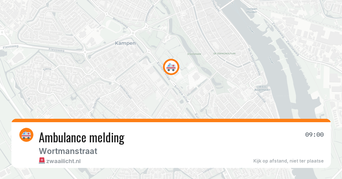 Ambulance melding — 25 jun 2026