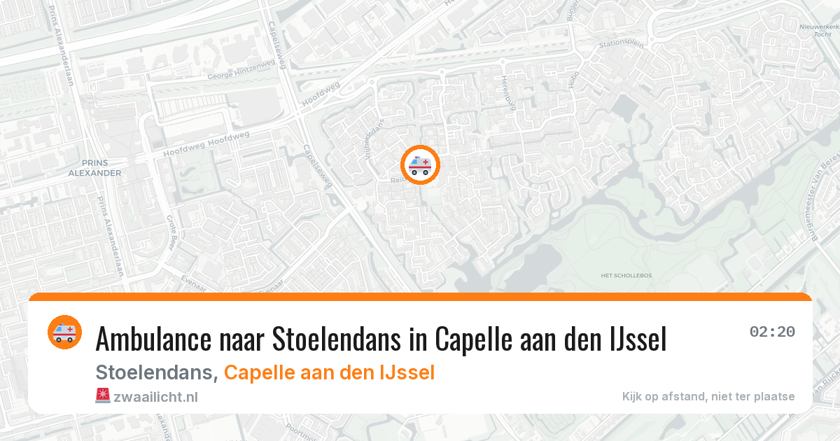 Ambulance naar Stoelendans in Capelle aan den IJssel — 28 mei 2026
