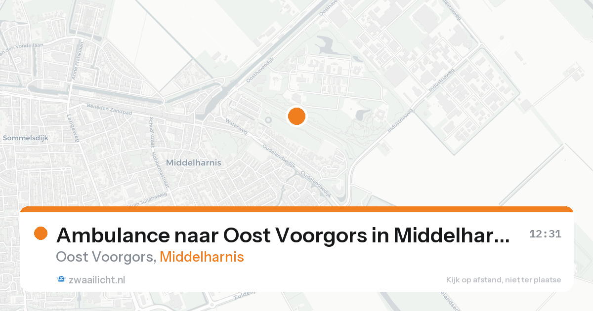 Ambulance naar Oost Voorgors in Middelharnis — 22 aug 2026