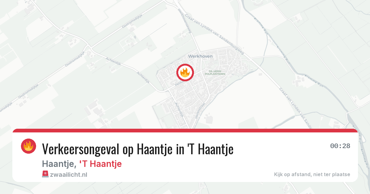 Verkeersongeval op Haantje in 'T Haantje — 19 jun 2026