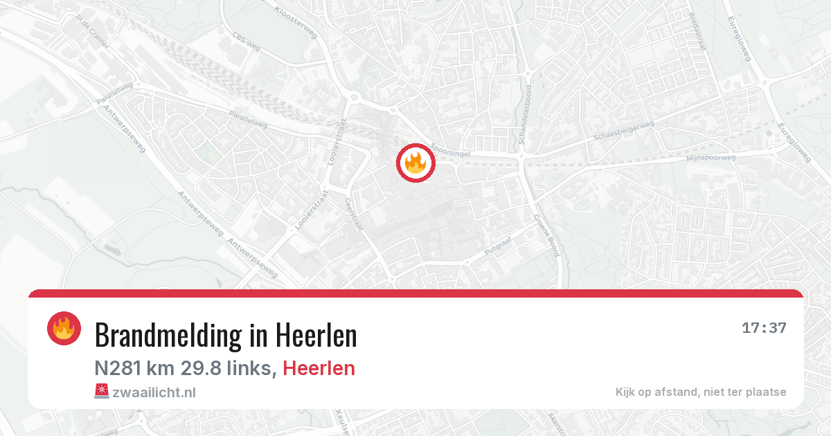 Brandmelding in Heerlen — 27 jan 2026