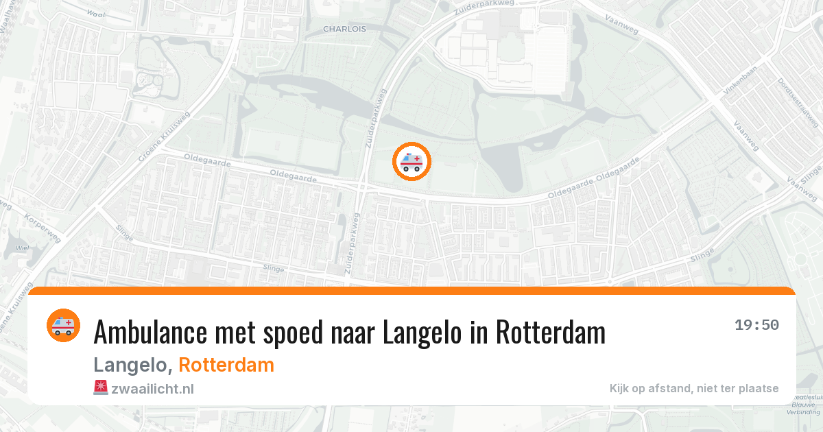 Ambulance met spoed naar Langelo in Rotterdam — 29 jan 2026