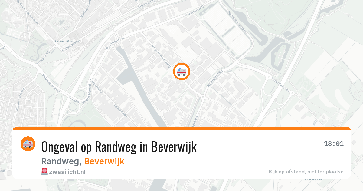 Ongeval op Randweg in Beverwijk — 5 apr 2026