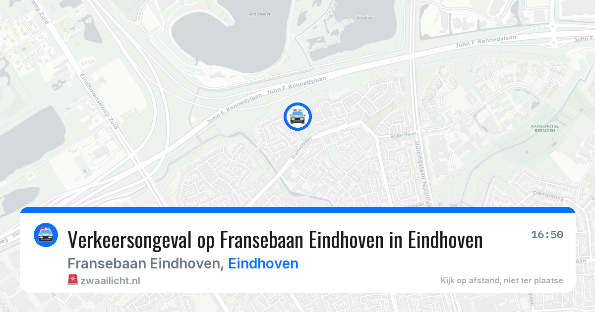 Verkeersongeval op Fransebaan Eindhoven in Eindhoven — 20 jan 2026