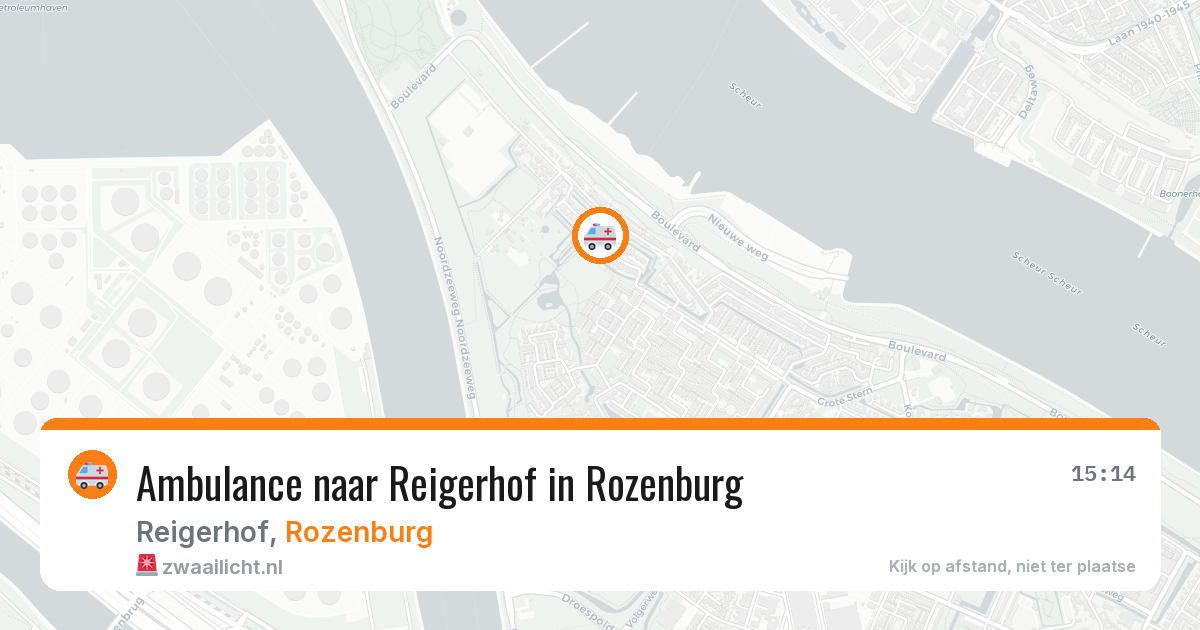 Ambulance naar Reigerhof in Rozenburg — 31 jul 2026
