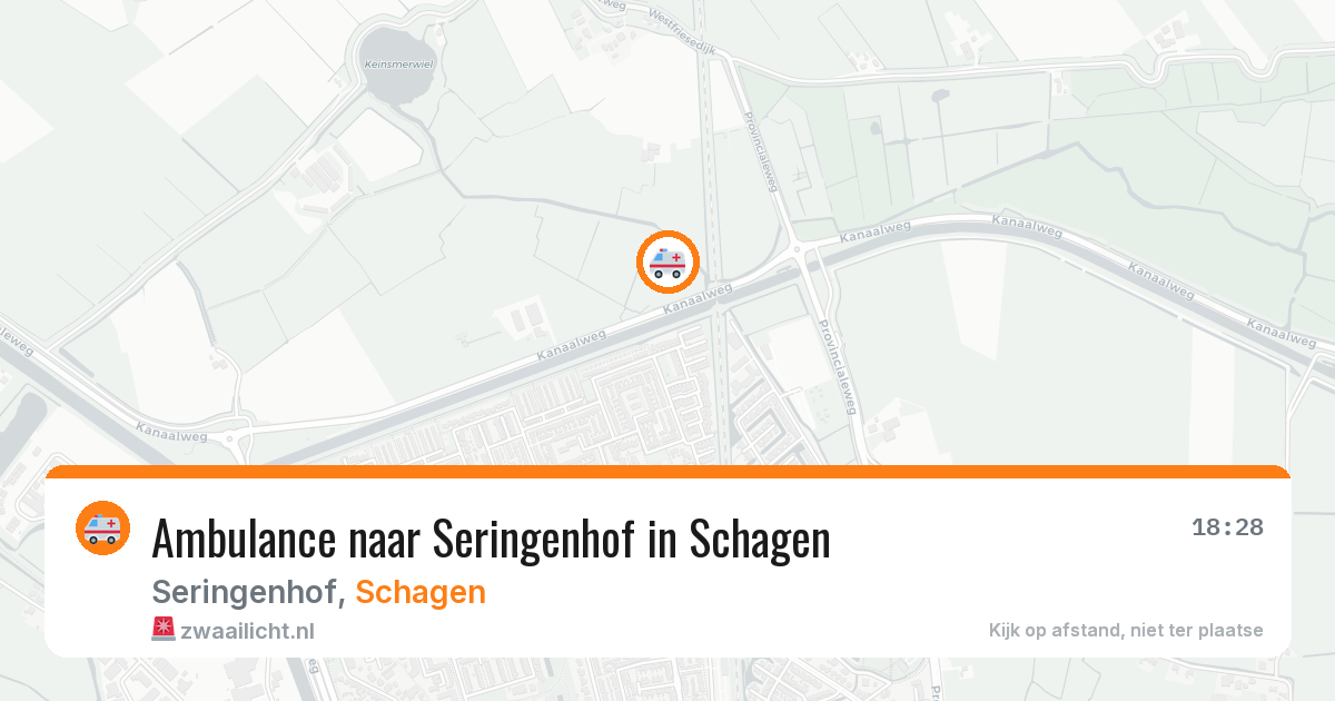 Ambulance naar Seringenhof in Schagen — 7 apr 2026