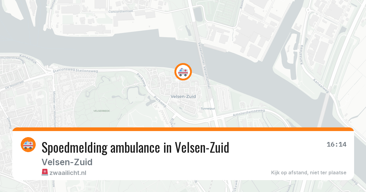 Spoedmelding ambulance in Velsen-Zuid — 11 mrt 2026