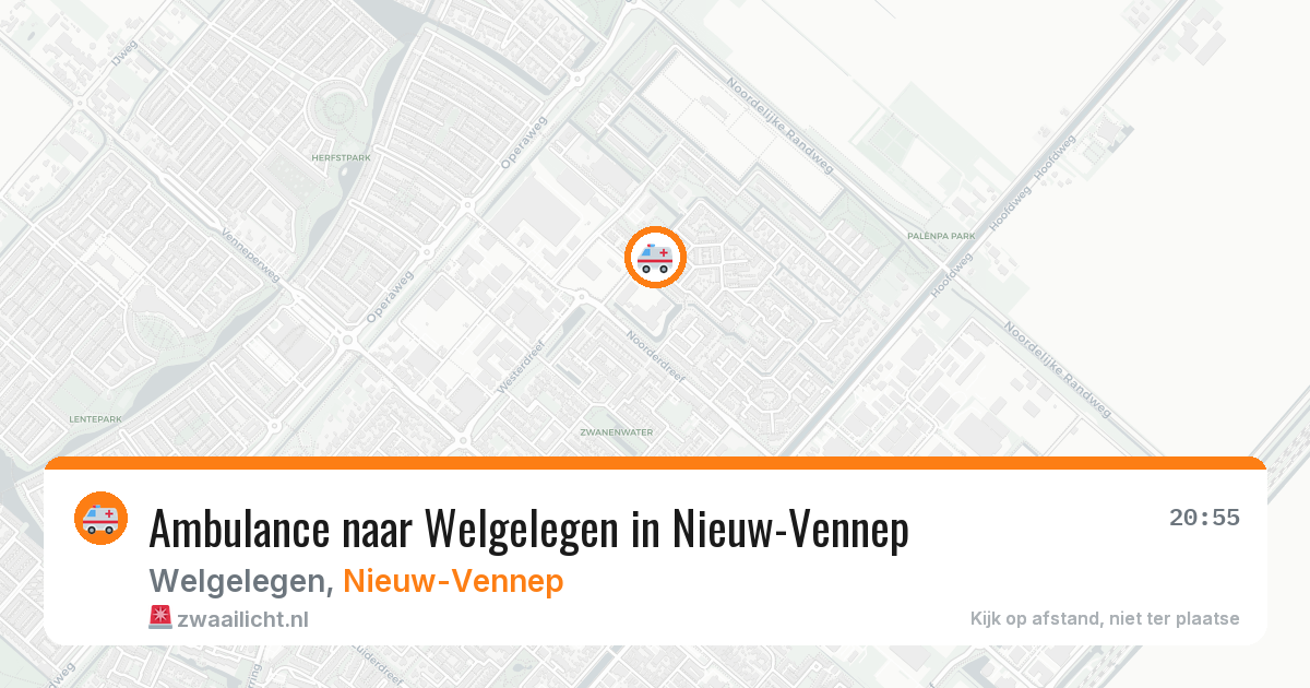 Ambulance naar Welgelegen in Nieuw-Vennep — 4 apr 2026
