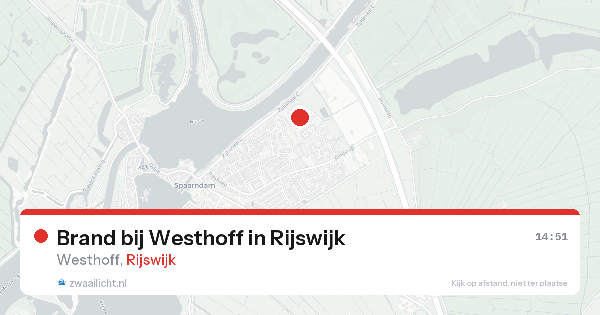 Brand bij Westhoff in Rijswijk — 24 aug 2026