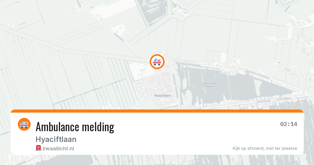 Ambulance melding — 1 jul 2026