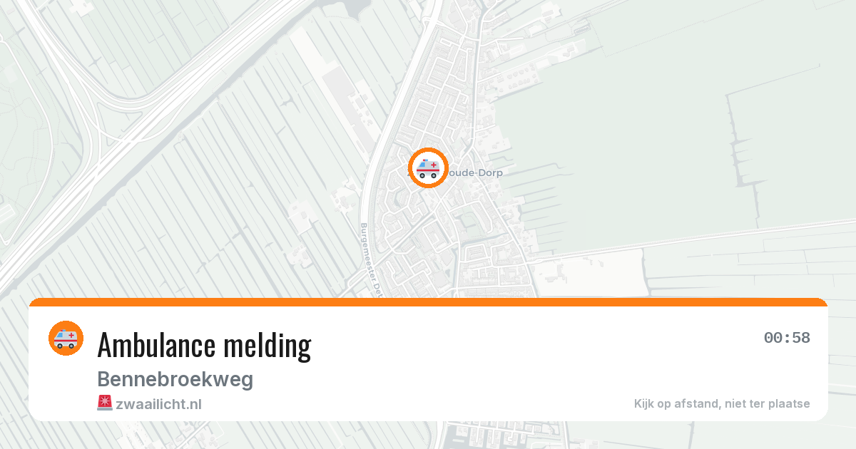 Ambulance melding — 22 jan 2026